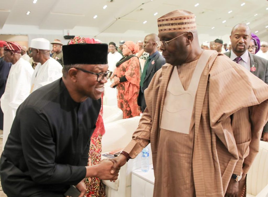 Peter Obi–Atiku Handshake Photo Triggers Mixed Reactions Online