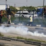 Tear Gas at Alausa: Police Disperse Protesters Demanding End to Lagos Demolitions