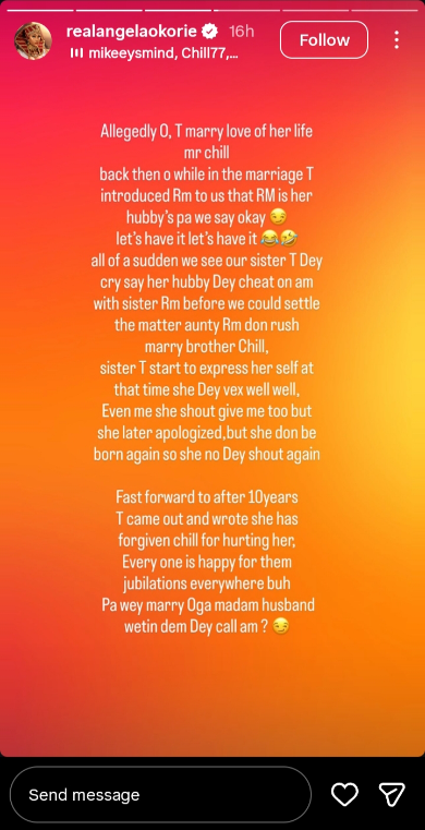 “Old Wounds, New Shade?” — Angela Okorie Calls Out Rosy Meurer as Tonto Dikeh–Churchill Drama Resurfaces 2 IMG 8216